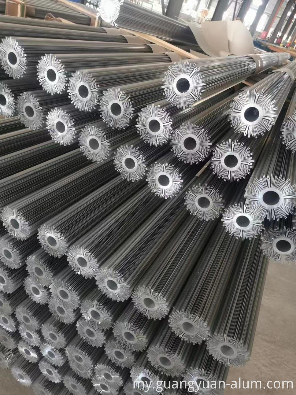 guangyuan aluminum co., ltd Aluminum Extrusion Heat Sink Aluminum Extruded Profile Heatsink Aluminum